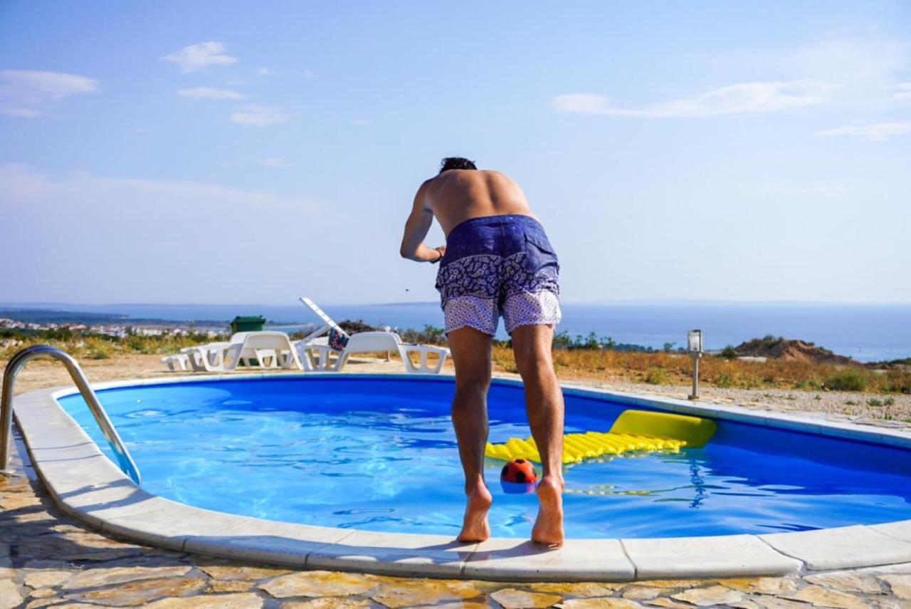 Beautiful Secluded Area Near Novalja Vacation House With Pool And Sea View Villa Lara 외부 사진