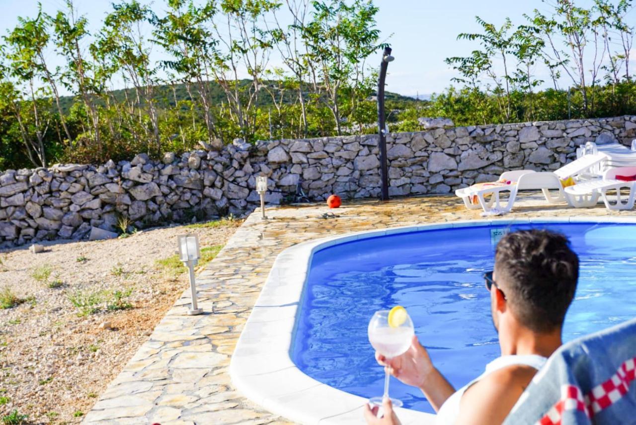 Beautiful Secluded Area Near Novalja Vacation House With Pool And Sea View Villa Lara 외부 사진