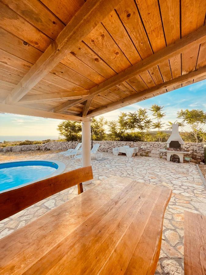 Beautiful Secluded Area Near Novalja Vacation House With Pool And Sea View Villa Lara 외부 사진